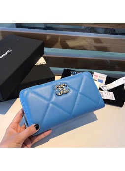 CHANEL 19 ZIPPER WALLET